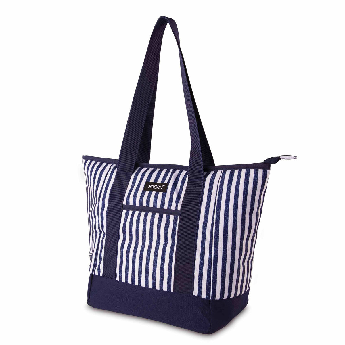 freezable-12-can-tote-cooler-k0 freezable-12-can-tote-cooler-city-seaside-stripe-left-angled.jpg